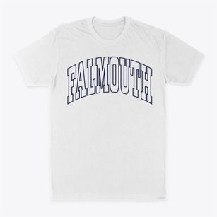 Falmouth Massachusetts Trendy Block Classic Dad T-Shirt