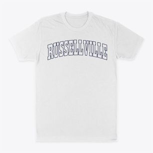 Russellville Arkansas Trendy Block Classic Dad T-Shirt