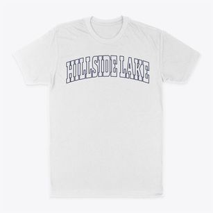 Hillside Lake New York Trendy Block Classic Dad T-Shirt