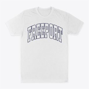 Freeport Maine Trendy Block Classic Dad T-Shirt