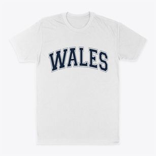 Wales Massachusetts Varsity Classic Dad T-Shirt