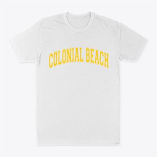 Colonial Beach Virginia Varsity Classic Dad T-Shirt