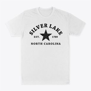 Silver Lake North Carolina Star Classic Dad T-Shirt