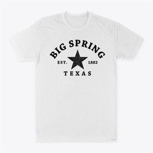 Big Spring Texas Star Classic Dad T-Shirt
