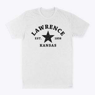 Lawrence Kansas Star Classic Dad T-Shirt