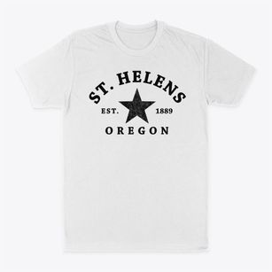 St. Helens Oregon Star Classic Dad T-Shirt
