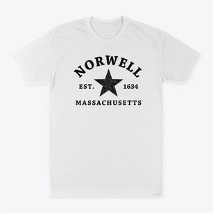 Norwell Massachusetts Star Classic Dad T-Shirt