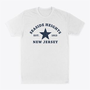 Seaside Heights New Jersey Star Classic Dad T-Shirt