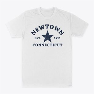 Newtown Connecticut Star Classic Dad T-Shirt