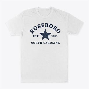 Roseboro North Carolina Star Classic Dad T-Shirt