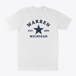 Warren Michigan Star Classic Dad T-Shirt