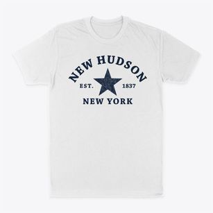 New Hudson New York Star Classic Dad T-Shirt
