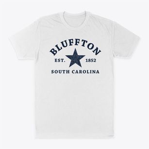 Bluffton South Carolina Star Classic Dad T-Shirt