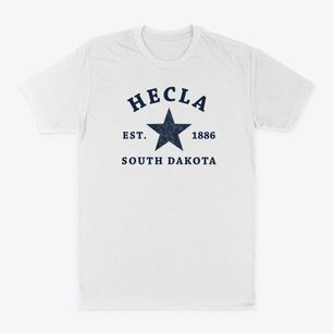 Hecla South Dakota Star Classic Dad T-Shirt