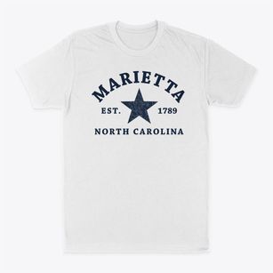 Marietta North Carolina Star Classic Dad T-Shirt