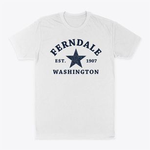 Ferndale Washington Star Classic Dad T-Shirt