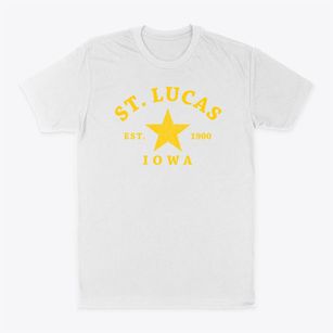 St. Lucas Iowa Star Classic Dad T-Shirt