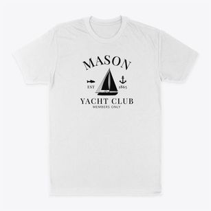 Mason Michigan Yacht Club Classic Dad T-Shirt