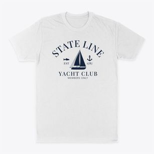 State Line Pennsylvania Yacht Club Classic Dad T-Shirt