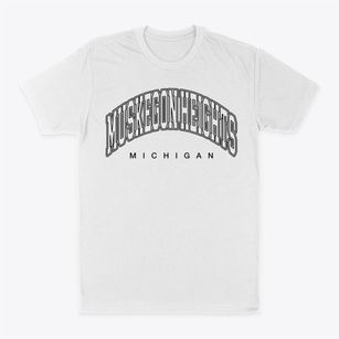 Muskegon Heights Michigan Inline Classic Dad T-Shirt