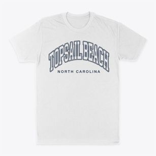 Topsail Beach North Carolina Inline Classic Dad T-Shirt