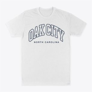 Oak City North Carolina Inline Classic Dad T-Shirt