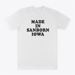 Sanborn Iowa Classic 70s Classic Dad T-Shirt
