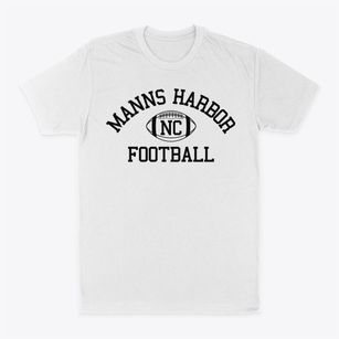 Manns Harbor North Carolina Football Classic Dad T-Shirt