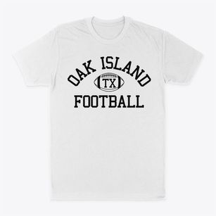 Oak Island Texas Football Classic Dad T-Shirt