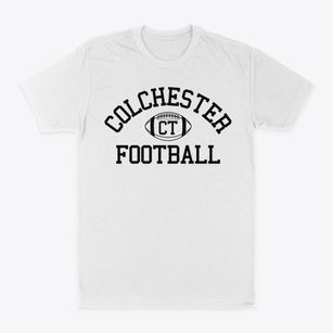 Colchester Connecticut Football Classic Dad T-Shirt