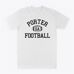 Porter Georgia Football Classic Dad T-Shirt