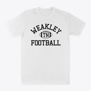 Weakley Tennessee Football Classic Dad T-Shirt