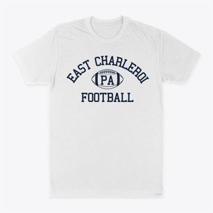 East Charleroi Pennsylvania Football Classic Dad T-Shirt