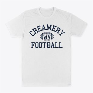 Creamery West Virginia Football Classic Dad T-Shirt