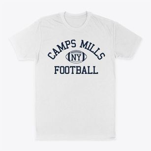 Camps Mills New York Football Classic Dad T-Shirt