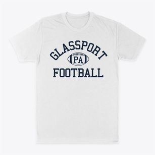 Glassport Pennsylvania Football Classic Dad T-Shirt