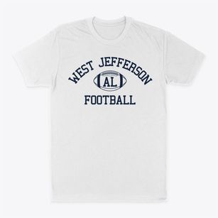West Jefferson Alabama Football Classic Dad T-Shirt