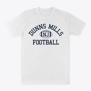 Dunns Mills New Jersey Football Classic Dad T-Shirt