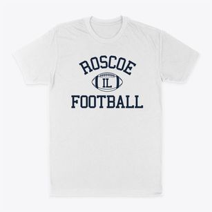 Roscoe Illinois Football Classic Dad T-Shirt