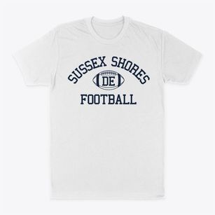 Sussex Shores Delaware Football Classic Dad T-Shirt