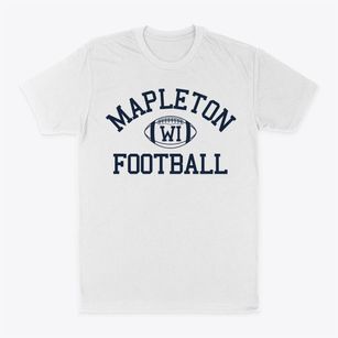 Mapleton Wisconsin Football Classic Dad T-Shirt