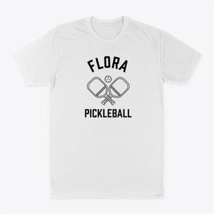 Flora Indiana Pickleball Classic Dad T-Shirt