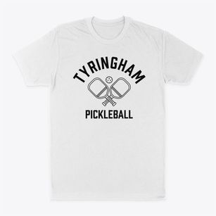 Tyringham Massachusetts Pickleball Classic Dad T-Shirt