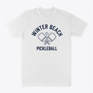 Winter Beach Florida Pickleball Classic Dad T-Shirt