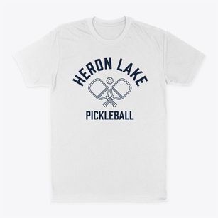 Heron Lake Minnesota Pickleball Classic Dad T-Shirt
