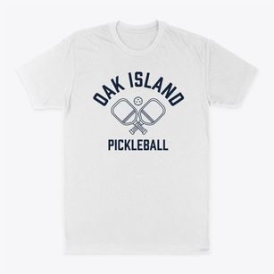 Oak Island Texas Pickleball Classic Dad T-Shirt
