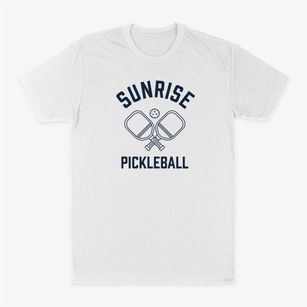 Sunrise Wyoming Pickleball Classic Dad T-Shirt