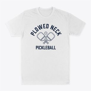 Plowed Neck Massachusetts Pickleball Classic Dad T-Shirt