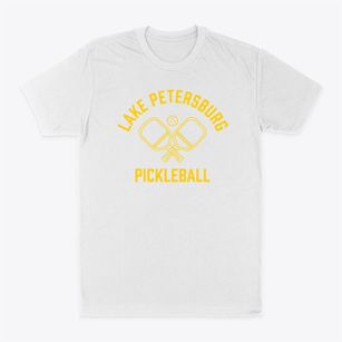 Lake Petersburg Illinois Pickleball Classic Dad T-Shirt
