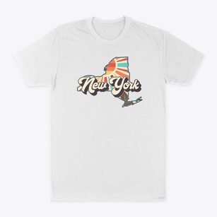  New York Retro Art Classic Dad T-Shirt